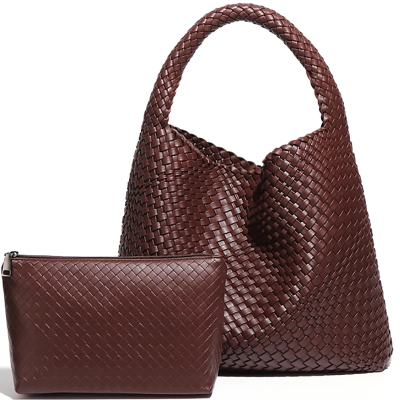 Elara Woven Tote Bag
