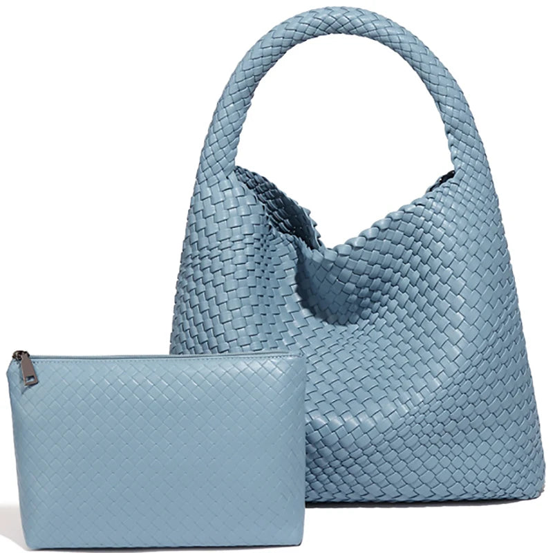 Elara Woven Tote Bag